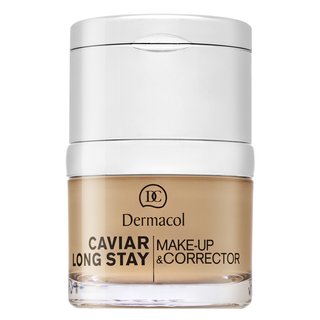 Dermacol Caviar Long Stay Make-Up & Corrector make-up s výťažkami z kaviáru a zdokonaľujúci korektor 2 Fair 30 ml
