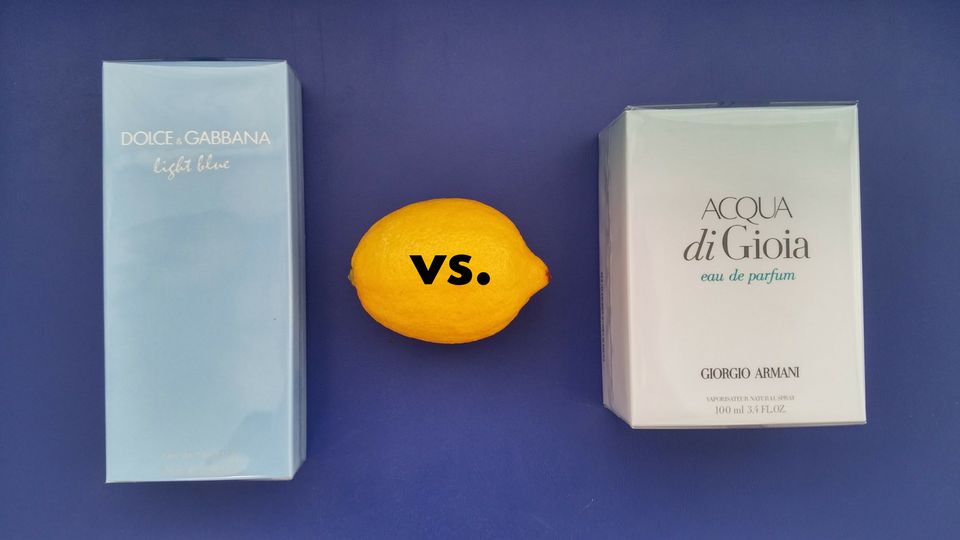 Súboj parfumov: Light Blue vs. Acqua di Gioia
