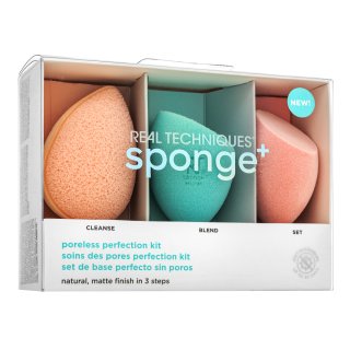 E-shop Real Techniques Sponge+ Poreless Perfection Kit 3pcs hubka na make-up