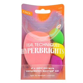 E-shop Real Techniques Hyperbrights XL + Mini Miracle Complexion Sponge Set hubka na make-up - set