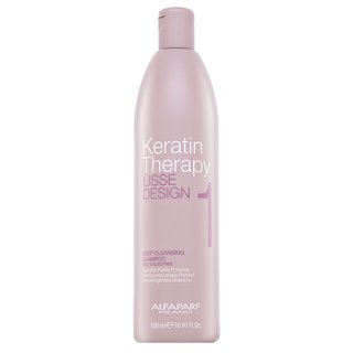 E-shop Alfaparf Milano Lisse Design Keratin Therapy Deep Cleansing Shampoo hĺbkovo čistiaci šampón pre všetky typy vlasov 500 ml