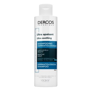 E-shop Vichy Dercos Ultra Soothing Sulfate-Free Shampoo Normal To Oily Hair bezsulfátový šampón pre mastnú pokožku hlavy 200 ml
