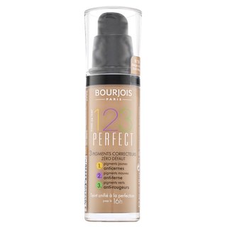 E-shop Bourjois 123 Perfect Foundation tekutý make-up proti nedokonalostiam pleti 55 Dark Beige 30 ml