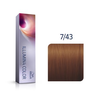 E-shop Wella Professionals Illumina Color profesionálna permanentná farba na vlasy 7/43 60 ml