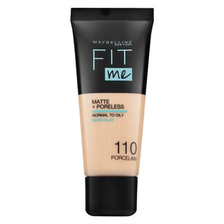 E-shop Maybelline Fit Me! Foundation Matte + Poreless tekutý make-up so zmatňujúcim účinkom 110 Porcelain 30 ml