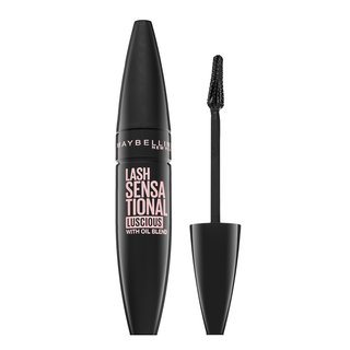 E-shop Maybelline Lash Sensational Luscious Mascara vodeodolná riasenka pre predĺženie a natočenie rias Very Black 9,5 ml