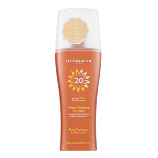 E-shop Dermacol Sun Water Resistant Sun Milk SPF20 Spray mlieko na opaľovanie v spreji 200 ml