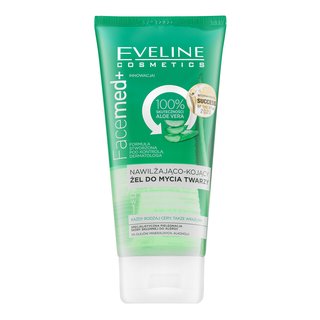 E-shop Eveline FaceMed+ 100% Aloe Vera Moisturising And Soothing Facial Wash Gel čistiaci gél s hydratačným účinkom 150 ml
