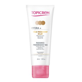 E-shop Topicrem HYDRA+ Radiance Progressive Tan pleťový krém pre zjednotenú a rozjasnenú pleť 40 ml