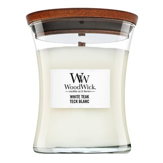 E-shop Woodwick White Teak vonná sviečka 275 g