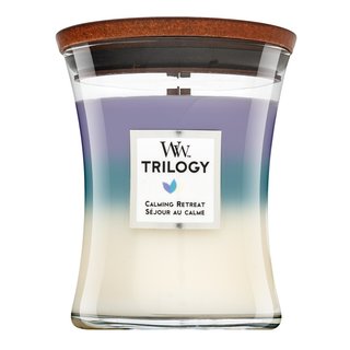 E-shop Woodwick Trilogy Calming Retreat vonná sviečka 275 g