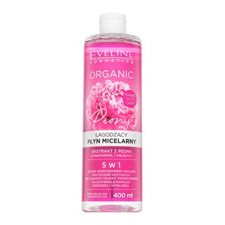 E-shop Eveline Organic Peony odličovacia micelárna voda pre všetky typy pleti 400 ml