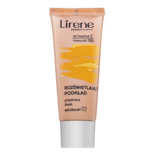 E-shop Lirene Brightening Fluid with Vitamin C fluidný make-up pre zjednotenie farebného tónu pleti 02 Natural 30 ml
