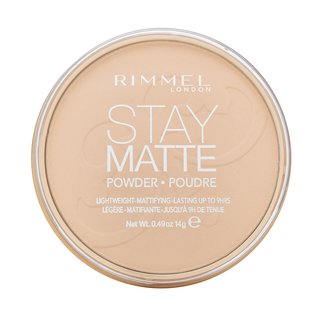 E-shop Rimmel London Stay Matte Long Lasting Pressed Powder púder so zmatňujúcim účinkom 001 Transparent 14 g