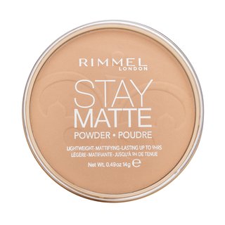 E-shop Rimmel London Stay Matte Long Lasting Pressed Powder púder so zmatňujúcim účinkom 006 Warm Beige 14 g