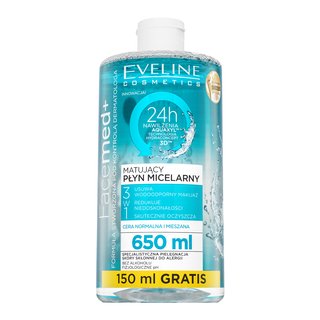 E-shop Eveline FaceMed+ Mattifying Micellar Water odličovacia micelárna voda pre normálnu/zmiešanú pleť 650 ml