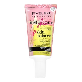 E-shop Eveline Insta Skin Care Skin Balance Mattifying And Detoxifying Face Cream detoxikačný krém pre problematickú pleť 50 ml