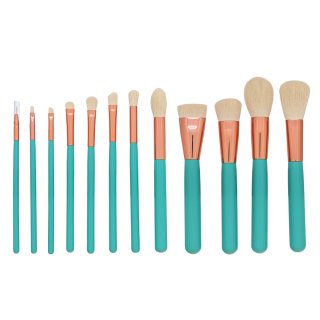 E-shop MIMO Makeup Brush Set Turquoise sada štetcov 12 Pcs