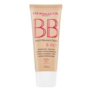 E-shop Dermacol BB Beauty Balance Cream 8in1 BB krém pre zjednotenú a rozjasnenú pleť Shell 30 ml