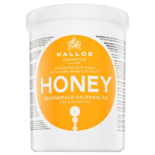 E-shop Kallos Honey Repairing Hair Mask vyživujúca maska pre suché a poškodené vlasy 1000 ml