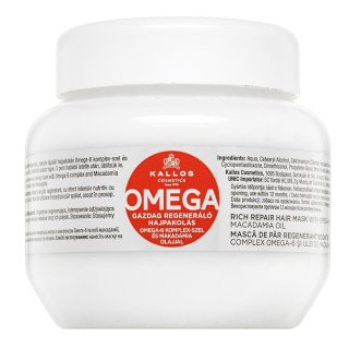 E-shop Kallos Omega Rich Repair Hair Mask posilňujúca maska na krehké vlasy 275 ml