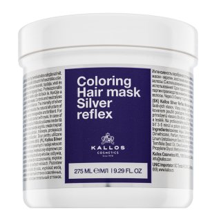 E-shop Kallos Silver Reflex Hair Mask neutralizujúca maska pre platinovo blond a šedivé vlasy 275 ml