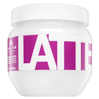 E-shop Kallos Latte Hair Mask posilňujúca maska pre farbené, chemicky ošetrené a zosvetlené vlasy 800 ml