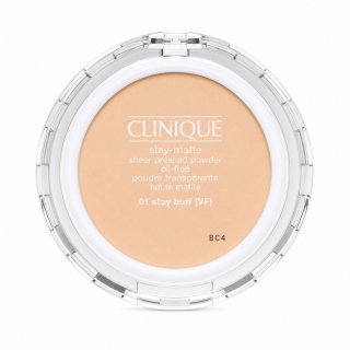 E-shop Clinique Stay Matte Sheer Pressed Powder púder so zmatňujúcim účinkom 01 Stay Buff 7,6 g