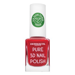 E-shop Dermacol Pure 3D Nail Polish lak na nechty 04 Poppy Red 11 ml