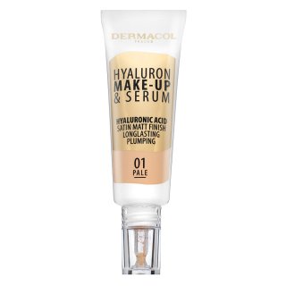 E-shop Dermacol Hyaluron Make-up & Serum make-up s kyselinou hyalurónovou 01 Pale 25 g
