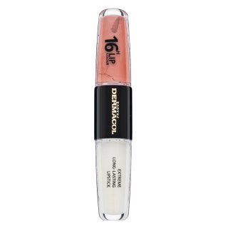 E-shop Dermacol 16H Lip Colour Extreme Long-Lasting Lipstick dlhotrvajúca dvojfázová farba a lesk na pery No. 14 8 ml