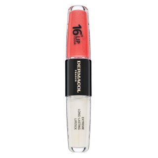 E-shop Dermacol 16H Lip Colour Extreme Long-Lasting Lipstick dlhotrvajúca dvojfázová farba a lesk na pery No. 37 8 ml