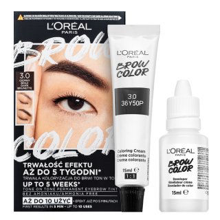 E-shop L´Oréal Paris Brow Color Semi-Permanent Eyebrow Tint semi-permanentná farba na obočie 3.0 Dark Brunette