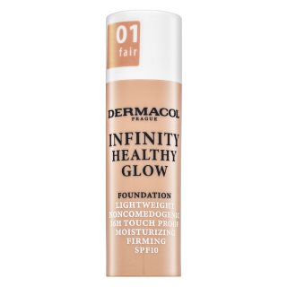 E-shop Dermacol Infinity Healthy Glow Foundation make-up pre rozjasnenie pleti 01 Fair 20 g