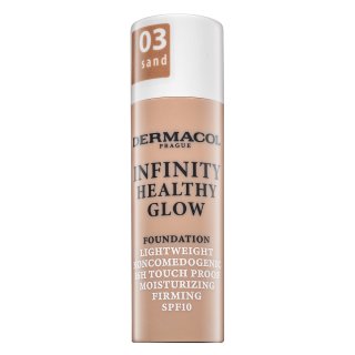 E-shop Dermacol Infinity Healthy Glow Foundation make-up pre rozjasnenie pleti 03 Sand 20 g