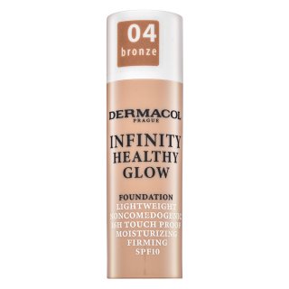 E-shop Dermacol Infinity Healthy Glow Foundation make-up pre rozjasnenie pleti 04 Bronze 20 g