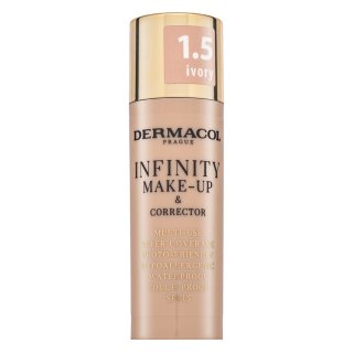 E-shop Dermacol Infinity Make-Up & Corrector make-up a korektor 1.5 Ivory 20 g