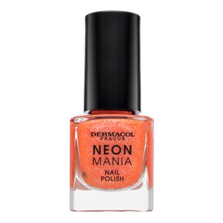 E-shop Dermacol Neon Mania Nail Polish lak na nechty 2 Orange Glow 5 ml
