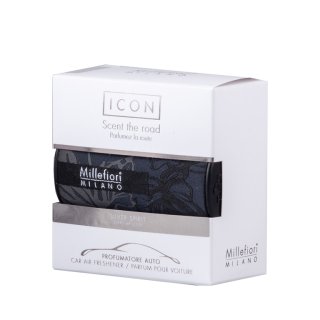 E-shop Millefiori Milano Icon Car Air Freshener Silver Spirit Textil Floral
