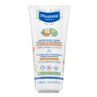 E-shop Mustela Bébé Detangling & Nourishing Cream Shampoo vyživujúci šampón pre deti 200 ml