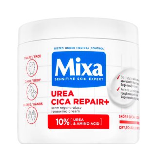 E-shop Mixa Urea Cica Repair+ regeneračný krém Renewing Cream 400 ml