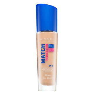 E-shop Rimmel London Match Perfection 24HR SPF20 Foundation tekutý make-up pre zjednotenú a rozjasnenú pleť 100 Ivory 30 ml