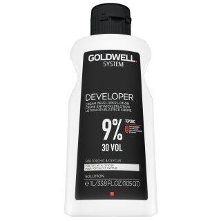 E-shop Goldwell System Cream Developer Lotion vyvíjacia emulzia pre všetky typy vlasov 9% 30 Vol. 1000 ml