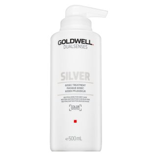 E-shop Goldwell Dualsenses Silver 60sec Treatment vyživujúca maska ​​s farebnými pigmentmi pre platinovo blond a šedivé vlasy 500 ml