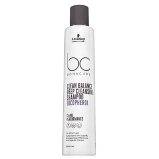 E-shop Schwarzkopf Professional BC Bonacure Clean Balance Deep Cleansing Shampoo Tocopherol hĺbkovo čistiaci šampón pre všetky typy vlasov 250 ml