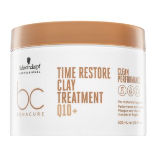 E-shop Schwarzkopf Professional BC Bonacure Time Restore Clay Treatment Q10+ posilňujúca maska pre zrelé vlasy 500 ml