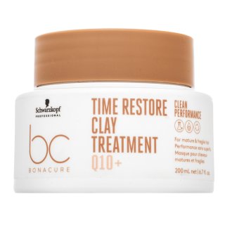 E-shop Schwarzkopf Professional BC Bonacure Time Restore Clay Treatment Q10+ vyživujúca maska pre zrelé vlasy 200 ml