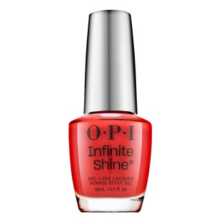 E-shop OPI Infinite Shine Gel-Like Lacquer lak na nechty s gélovým efektom Knock 'Em Red 15 ml