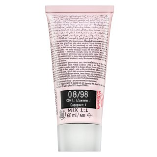 E-shop Wella Professionals Shinefinity Zero Lift Glaze profesionálna demi-permanentná farba na vlasy 08/98 Silver Pearl 60 ml