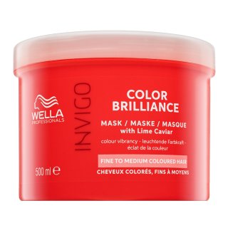 E-shop Wella Professionals Invigo Color Brilliance Mask with Lime Caviar Fine to Medium Colored Hair ochranná maska pre jemné farbené vlasy 500 ml